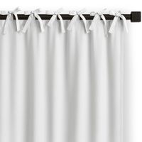 Zasłona biała CARLI 140x250 cm matowa na troczkach do salonu Restilo