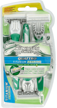 WILKINSON SWORD Quattro Titanium Sensitive 3 szt. na Arena.pl