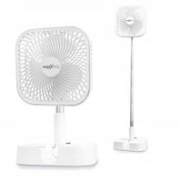 WENTYLATOR WIATRAK 2w1 PODŁOGOWY BIURKOWY AKU