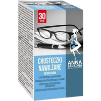 ANNA ZARADNA Chusteczki nawilżane do okularów 1op