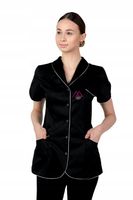 Fartuch kosmetyczny damski firmowy z HAFTEM TWOIM LOGO NAPISEM 5 sztuk