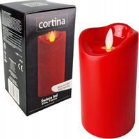 ŚWIECZKA LED WKŁAD DO ZNICZA RUCHOMY PŁOMIEŃ NA BATERIE ŚWIECA 12,5