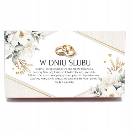 PUDEŁKO NA PIENIĄDZE ŚLUBNE drewniane pudełko z życzeniami na ślub na Arena.pl