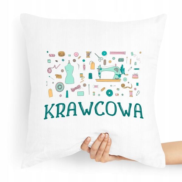 Poduszka Prezent Dla Krawcowej Krawca Krawcowa Z Nadrukiem Ze Zdjęciem zdjęcie 1