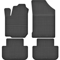 DYWANIKI SAMOCHODOWE GUMOWE CZARNE BEZWONNE MAT-1