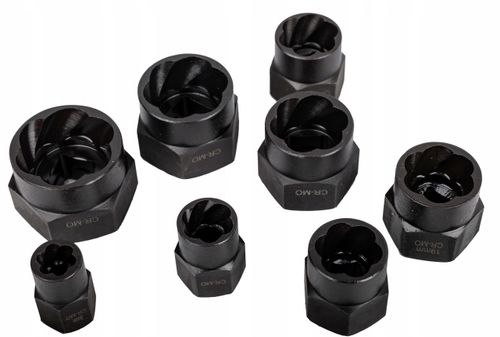 Nasadki do uszkodzonych śrub i nakrętek długie 15 el. zestaw SilverTools na Arena.pl