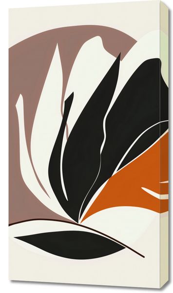 Obraz 50x90cm Elegancja Roślinna zdjęcie 1