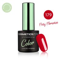 Cosmetics Zone Lakier hybrydowy czerwony 7ml – Fiery Flamenco 179
