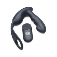 xr brands p-strap milker masażer prostaty z uprzężą, 7 trybow, czarny