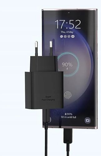 SZYBKA ŁADOWARKA DO TELEFONU SAMSUNG KOSTKA PD 45W + KABEL USB-C 2M na Arena.pl