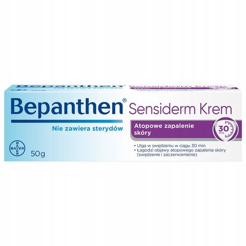 Bepanthen Sensiderm Krem leczenie AZS i egzemy 50g na Arena.pl
