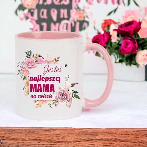 Kubek z nadrukiem prezent na DZIEŃ MATKI URODZINY dla MAMY TEŚCIOWEJ WZORY na Arena.pl