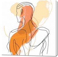 Obraz 100x100cm Kontur Własności