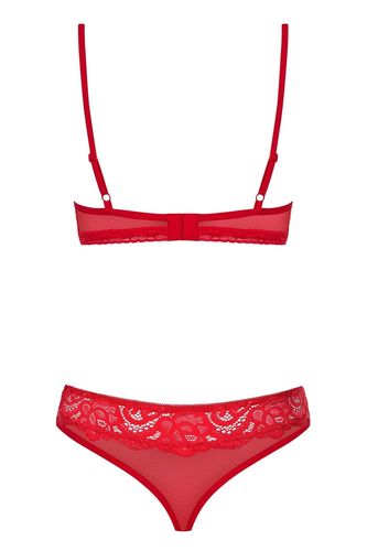 Obsessive 829-SET-3 czerwony S/M na Arena.pl