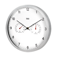 Zegar ścienny 30 cm z termometrem i hydrometrem