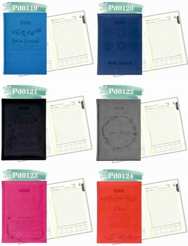 GRAWEROWANY KALENDARZ DZIENNY terminarz A5 2026 prezent dla weterynarza na Arena.pl