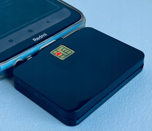 Czytnik Kart Kierowców | Kwadrat | USB - C | Adapter na USB - A| na Arena.pl