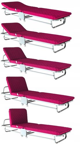 SKŁADANE ŁÓŻKO POLOWE TURYSTYCZNE REGULOWANE OPARCIE LEŻANKA LEŻAK POLÓWKA na Arena.pl