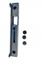 Kaseta elektrozaczepu niska kolor antracyt 40x17.5 RAL7016 do furtki bramy