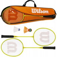 WILSON JUNIOR BADMINTON 2 RAKIETKI +LOTKI+TORBA