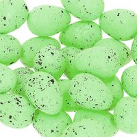 Jajka styropianowe nakrapiane 24szt JAJKO 3 - 5 cm zielone