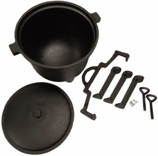 KOCIOŁEK ŻELIWNY GARNEK myśliwski węgierski pieczonki 10L na OGNISKO GRILL zdjęcie 9