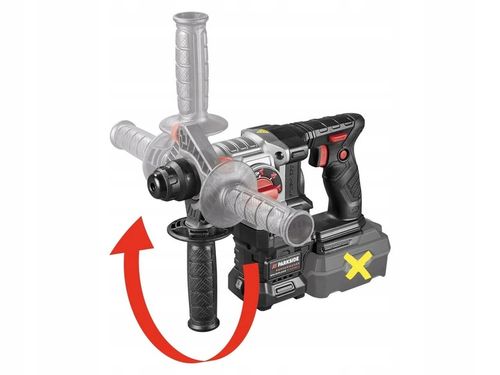 MŁOTOWIERTARKA AKUMULATOROWA PARKSIDE PKHAP A1 SDS+ MŁOT UDAROWY + na Arena.pl