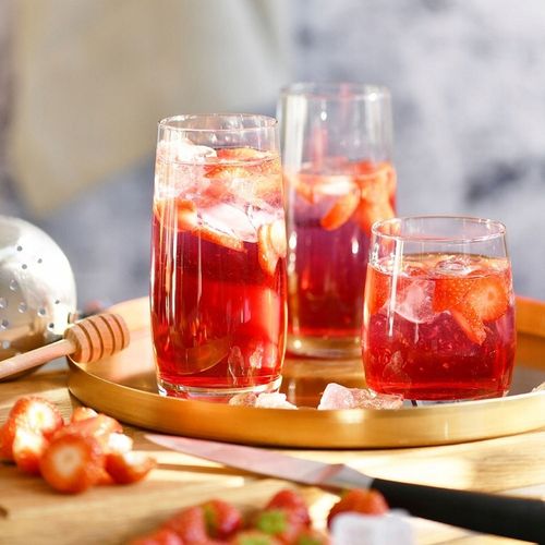 Wysokie szklanki do napojów Blended KROSNO 410 ml 6szt do wody, na Arena.pl