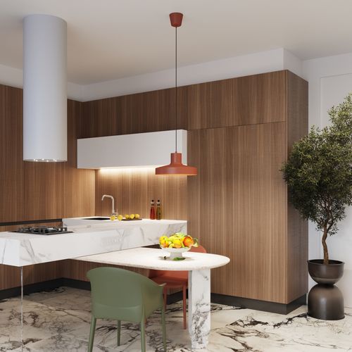 Lampa wisząca BILO ochra czerwona na Arena.pl