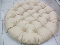 poduszka fotel papasan 130 cm WODOODPORNY BEŻ