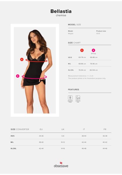 Bellastia Koszulka I Stringi Xl/2Xl zdjęcie 7