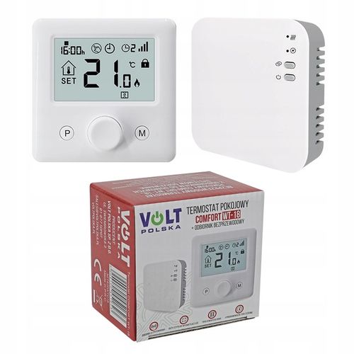 Termostat radiowy bezprzewodowy pokojowy COMFORT WT-18 do pieca C.O. na Arena.pl