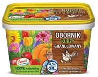 obornik kurzy nawóz naturalny granulat 4,5l pro natura florovit