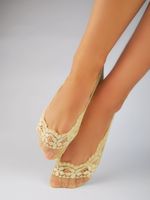 BALERINKI KORONKOWE ABS SN001 36-40 beżowy