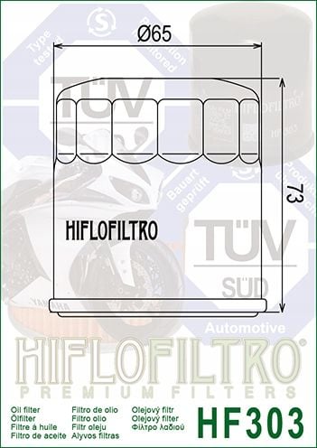 FILTR OLEJU HIFLOFILTRO HF303 na Arena.pl