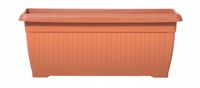 Doniczka balkonowa Terra DTT600 | Terakota, Kształt Prostokątny, Wymiary 25x60x23 cm, Kolor Terakota, Prosperplast