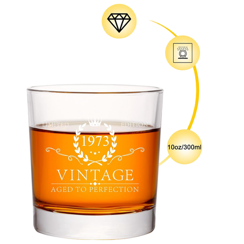 Szklanka do Whisky Vintage 1951 Prezent na 74 Urodziny 325ml Akcesoria na Arena.pl