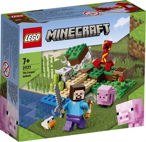 Klocki Minecraft 21177 Zasadzka Creepera na Arena.pl