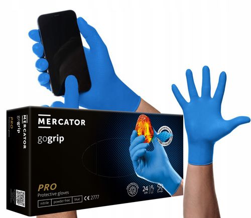 rękawice nitrylowe 50 szt. 9-l gogrip blue na Arena.pl