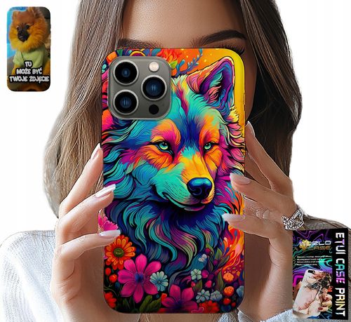 ETUI DO IPHONE 13 PRO - KOLOROWE WZORY, WILK WATAHA SWORA CASE na Arena.pl