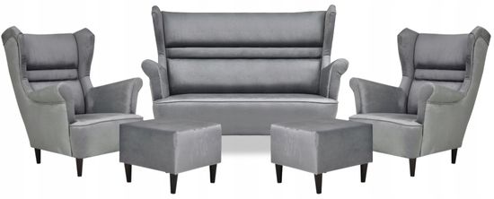 Zestaw wypoczynkowy sofa + 2 fotele Family Meble zdjęcie 1