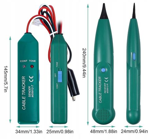 Szukacz Par Przewodów Kabli Sonda Tester MASTECH MS6812R na Arena.pl