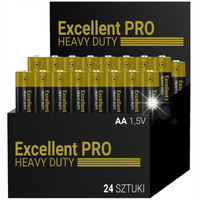 48× MOCNA BATERIA AA HEAVY DUTY EXCELLENT PRO DUŻE PALUSZKI R6 ZESTAW