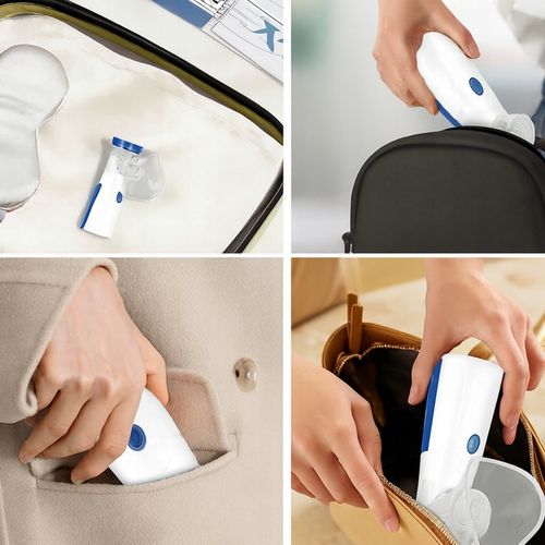 INHALATOR NEBULIZATOR ULTRADŹWIĘKOWY PRZENOŚNY DLA DZIECI DOROSŁYCH AA USB na Arena.pl