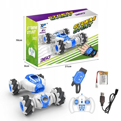 Samochód RC 4x4 drift auto zdalnie sterowane LED pilot gesty kaskaderskie na Arena.pl