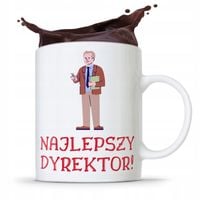Dla Dyrektora Kubek Najlepszy Dyrektor Prezent Z Nadrukiem Ze Zdjęciem