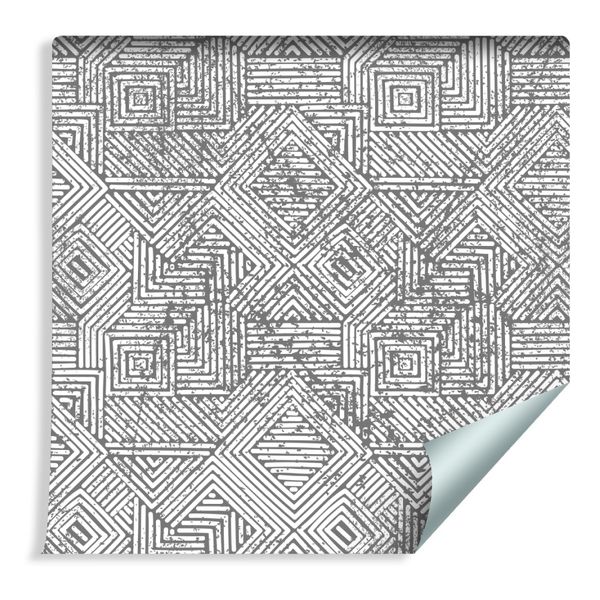Tapeta GEOMETRYCZNA w Stylu Vintage zdjęcie 1