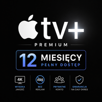APPLE TV+ | 12 MIESIĘCY | 1 ROK | PEŁNA WERSJA | GWARANCJA