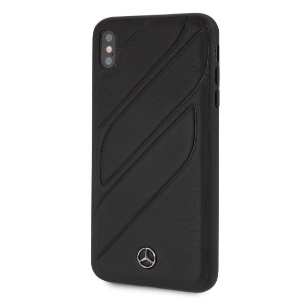 Etui Mercedes do iPhone XS Max, Czarny zdjęcie 2