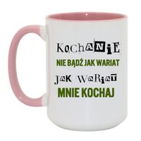 Duży Biało-Różowy 450 ml